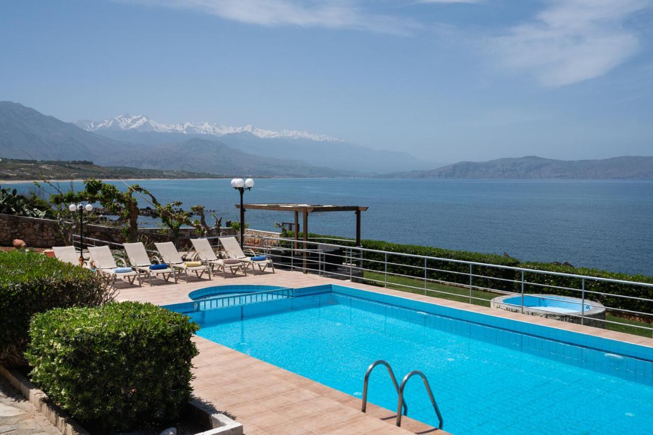 Beachfront Family Villa Katerina With Private Pool, Playground, Bbq & Amazing Sea Views! Petres  Extérieur photo