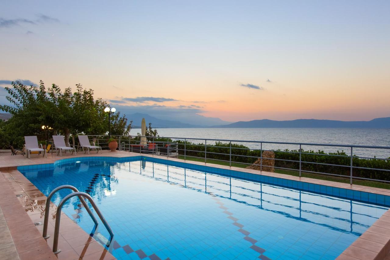 Beachfront Family Villa Katerina With Private Pool, Playground, Bbq & Amazing Sea Views! Petres  Extérieur photo